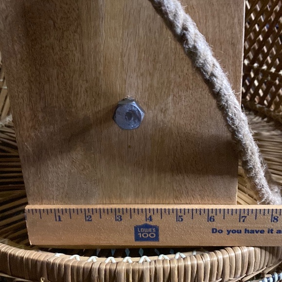 Creepy and Cute Solid Wood Frankenstein’s Monster Rope Handled Kooky Luminary 🎃 - Picture 16 of 16